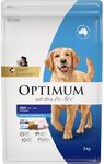 OPTIMUM Adult Large Breed Dry Dog Food With Chicken, Vegetables & Rice 3kg Bag, 4 Pack