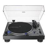 Audio-Technica AT-LP140XP-BK Direct-Drive Professional DJ Turntable, Black