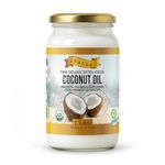 Shankar 100% Organic Coconut Oil 1L, Raw, Extra Virgin, Cold Pressed, Perfect for cooking, hair, and skin.