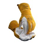 Caiman 1540-5 Welders and Foundry Gloves Gold L