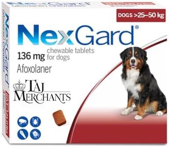 (OG) TM Presents NEX Gard Chewable Tablet for Dogs of (25-50 kg)|| (1 Tablet)