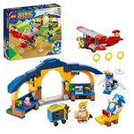 LEGO 76991 Sonic the Hedgehog Tails' Workshop and Tornado Plane Set, Buildable Toy Game with Aeroplane Toy and 4 Character Figures including Tails, Toys for Kids 6 Plus Years Old