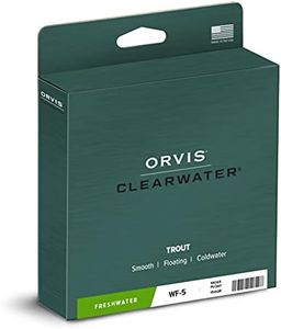 Orvis Clearwater Fly Line - Versatile 90-Foot Weight Forward 3-9WT Fly Fishing Line with Welded Loop, Multifilament Core, Moss - 6