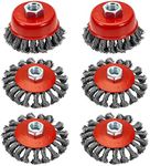 AUPREX 6 Pack 4 Inch Wire Wheels fo