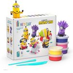 HEY CLAY Despicable Me Minions Set - Colorful Modeling Air Dry Clay for Kids - Air Dry Clay Kit 15 Cans and Sculpting Tools with Fun Interactive Instructions App - Age 3 and up