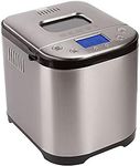 CULINARY CHEF Bread Maker Machine with Nonstick Bowl, Bread Hook, Measuring Cup & Spoon. 15-in-1, Gluten-Free Bread, Cake& Yogurt, 3 Crust Colour options and more. 3 Loaf Sizes. 2LB XL- Stainless Steel