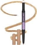 Maybelline Express Brow 2-In-1 Pencil and Powder, Eyebrow Makeup, Light Blonde, 0.02 fl. oz.