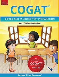 COGAT Test Prep Grade 4 Level 10: Gifted and Talented Test Preparation Book - Practice Test/Workbook for Children in Fourth Grade