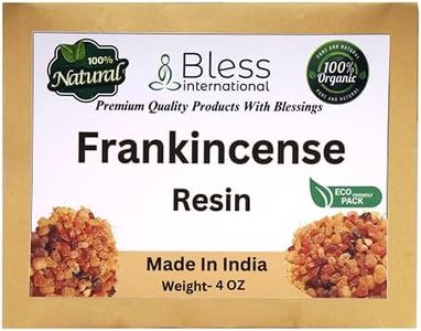 Bless International Premium Grade A Indian Frankincense 100% Natural Tree Sap Gum Resin Pure Organic Church Incense Luban Sacred Aroma for Wellness 0.25Lb-113.3-Grams-4-Ounces