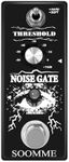 SOOMME Noise Killer Pedal Noise Gate Suppressor Effect Pedal 2 Modes True Bypass for Electric Guitars True Bypass Full Metal Case