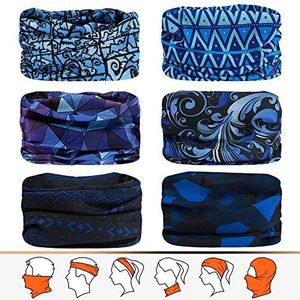 JOEYOUNG Headwear, Bandana, Neck Gaiter Head Wrap Headband Balaclava Magic Scarf