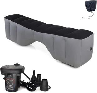 Car Mattress Back Seat Inflatable Air Bed Gap Filler Pad with Air Pump for Travel Camping Sleeping