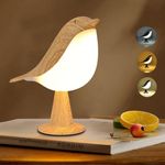 Xhope4u Night Light Touch Sensor - Bedside Table Lamp, Night Light Kids, 3 Level Brightness Nightstand Lamps, Rechargered Desk Lamp for Bedroom, Office, College Dorm Room