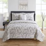 Clara Clark All Season Lightweight Bedding Set, Printed-Branches, Queen