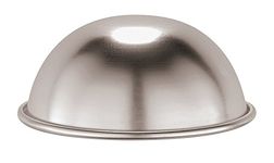 Paderno World Cuisine Aluminum Hemisphere Mold, Gray