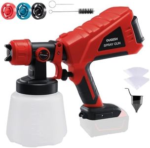 Cordless Paint Sprayer for Milwaukee 18V Battery Airless Electric HVLP Spray Paint Gun Tools for House Painting Walls Furniture Fence (No Battery)