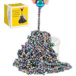 YZK Magnetic Putty, 500+ Weak Magnetic Beads Balls, Satisfying Magnet Balls Fidget Desk Toys for Office and Magnetic Beads Fidget for Adults, Mini Magnet Balls Toys for Men,Color Magnetic Stones 330g