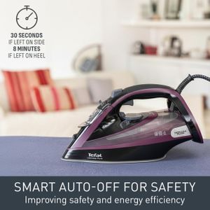 Tefal Ultimate Pure Steam Iron – Powerful Anti-Scale, Purple