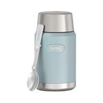 THERMOS, ICON Series, 24 Ounce Stainless Steel Vacuum Insulated Food Jar, Glacier