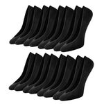 Caldodo No Show Socks women 8 Pairs, Invisible Socks for Women with Non-Slip Silicone, Ultra Low Cut Liner Socks for Loafers Flats Pumps Trainers
