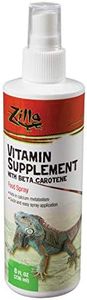 Zilla Vitamin Supplement Food Spray, with Carotene, Spray-on Multivitamin Supplement for Reptiles