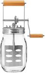 aeaker Aeaker Glass Butter Churn; D