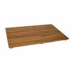 SeaTeak 60022 Teak Shower or Door Mat, Oiled Finish, Rectangular