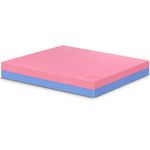 Yes4All Balance Pad, Foam Balance Cushion for Stability; Water Resistant Mat, Preferable for Fitness Exercise, Yoga and Home (Rose Quartz/Serenity - XThick)