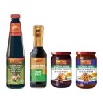 Lee Kum Kee Gluten Free Stir Fry Teriyaki Cooking Sauce Bundle (Set of 4)