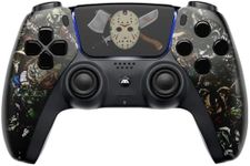 "Scary Party" Custom UN-MODDED Wireless PRO Controller compatible with PS5 Exclusive Unique Design