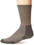 Thorlos Men's Kx Thick Padded Crew Hiking Socks, Pewter, L UK