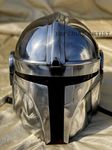 The Antique's Lab Mandalorian Helmet With Liner and Chin Strap For LARP/Costumes/Role Plays Mandalorian Steel Helmet STARWARS Cosplay Prop Movie Helmet Boba Fett