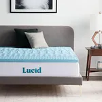 Lucid 2 Inch Mattress Topper Queen 