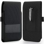 ECPLT Molle Phone Holster for iPhone 12 Pro Max Xs Max 8 Plus 7 Plus 6s Plus Samsung Galaxy A51 A71 A72 A52 A11 A12 Note 8 9 Note10 Lite S21+ S20 Plus Nylon Belt Clip Case Holder Pouch