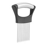 Onion Cutter Holder,Vegetable Slicer Cutting Tools, Meat Slicer Meat Tenderizer Needle, Handy Kitchen Gadgets Safety Cooking Tools