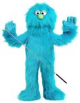 Blue Monster Puppet, Full Body Ventriloquist Style Puppet, 70cm