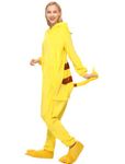 TEHA Adult Animal Pajamas Onesies Anime Pyjamas Halloween Cosplay Costumes (XL, Yellow)