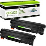 greencycle Compatible Toner Cartridge Replacement for Canon 125 CRG-125 C125 3484B001AA to use with ImageClass LBP6030w LBP6000 ImageClass MF3010 Laser Printer (Black, 2 Pack)