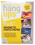 Hang Ups 10 Sheets Magnetic Photo Paper - 7 x 5" Printable Magnetic Sheets