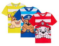 Paw Patrol Boys 3 Pack T-Shirts 3-4 Years (Pack of 3) Multi