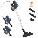 Akitas S12 Corded Vacuum Cleaner, Powerful 600W 17kPa Suction, 5m Power Cord, With German Wessel Floor Head, Lightweight and Compact