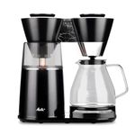 Melitta Vision Marble Black Drip Coffee Maker Luxe Automatic 12-Cup Programmable Coffee Maker