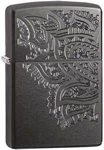 Zippo Adult-Unisex 29431 Iced Paisley Dusk Lighter, Grey