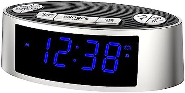 White Noise Machine with Alarm Clock, 20 Soothing Sounds, Wake to Vibration or Buzzer, Snooze, Dimmer Control, Timer and Memory Function for Home Travel iTOMA 301