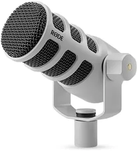 Rode PodMic Cardioid Dynamic Broadcast Microphone - White