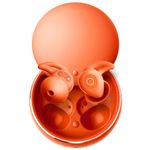 Sleepals micro Sleep Earbuds for Side Sleepers | Sleep Headphones with Soft and Snug Fit | Moderate Noise Reduction (not ANC) | Small and Light, 4H Single Play, 28H with Charging Case (Orange)