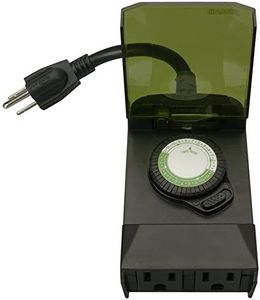 Woods 50011 Outdoor 24-Hour Mechanical Outlet Timer Box