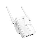 RXDP 300M2.4GWiFi Signal Booster, Home Wireless Network Range Extender, high-Power Through-Wall Router, with 2 Antennas/A