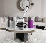 auxua Cordless Waterproof Roller Electric Spin Scrubber Without Kickback and Easy to Control with Long Handle, Over 2 Hours of Use for Effortless Deep Cleaning Bathroom with 4 Replaceable Brush Heads