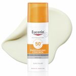 Eucerin Photoageing Control Sun Fluid SPF 50+ 50ml, Advanced Protection from Sun-Induced Photoageing and Wrinkles, Anti-Age Facial Sunscreen with UV Filter and Hyaluronic Acid
